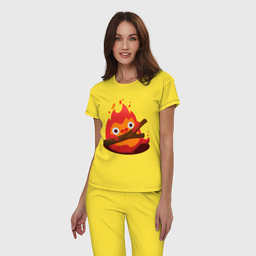 Женская пижама Calcifer / Желтый – фото 3