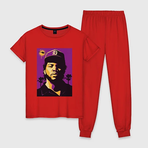 Женская пижама Ice Cube / Красный – фото 1