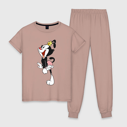 Женская пижама Дот Уорнер Animaniacs / Пыльно-розовый – фото 1
