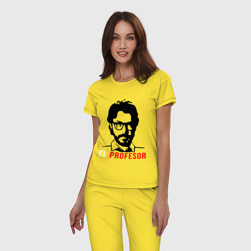 Женская пижама El Profesor / Желтый – фото 3