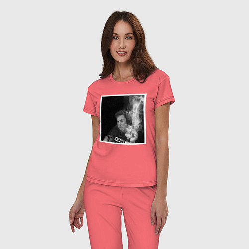 Женская пижама MASK / Коралловый – фото 3