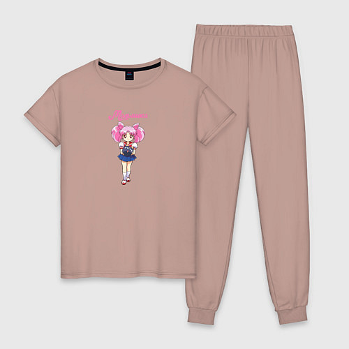 Женская пижама Малышка / Пыльно-розовый – фото 1