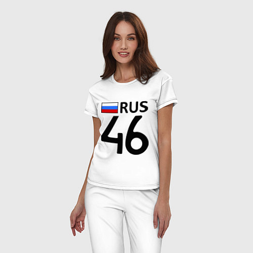 Женская пижама RUS 46 / Белый – фото 3