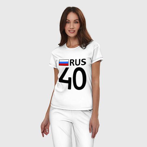 Женская пижама RUS 40 / Белый – фото 3