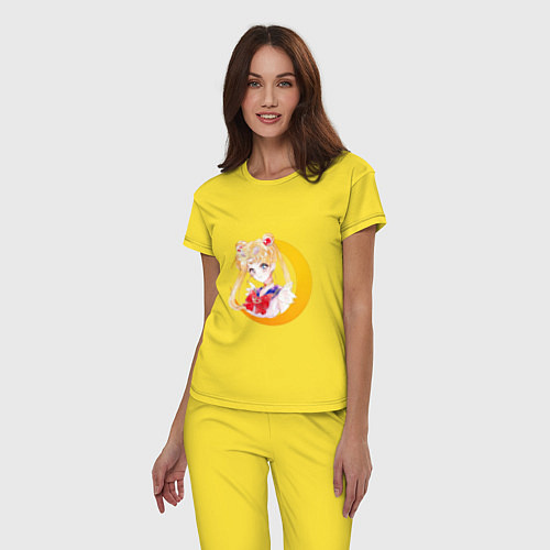 Женская пижама Сейлор Мун / Желтый – фото 3