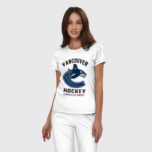 Женская пижама VANCOUVER CANUCKS NHL / Белый – фото 3