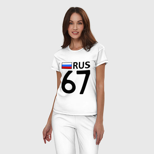 Женская пижама RUS 67 / Белый – фото 3