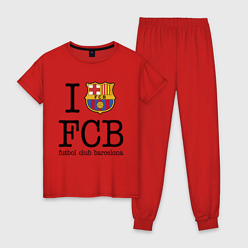 Женская пижама Barcelona FC / Красный – фото 1