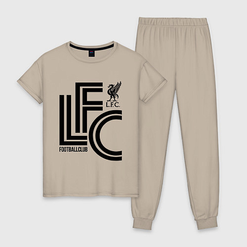 Женская пижама Liverpool FC / Миндальный – фото 1