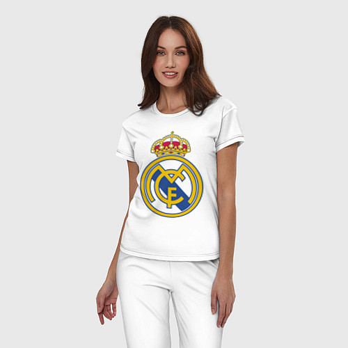 Женская пижама Real Madrid FC / Белый – фото 3