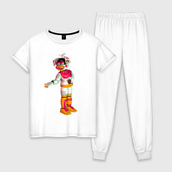 Пижама хлопковая женская Фантайм Чика, цвет: белый
