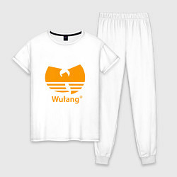 Пижама хлопковая женская Wu-Tang, цвет: белый
