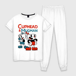 Женская пижама Cuphead & Mugman