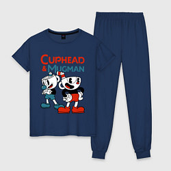 Женская пижама Cuphead & Mugman