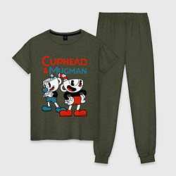 Женская пижама Cuphead & Mugman