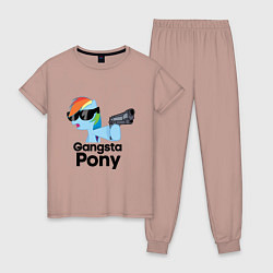 Женская пижама Gangsta pony