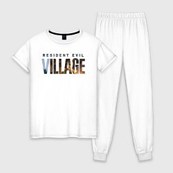 Женская пижама Resident Evil 8 Village Logo