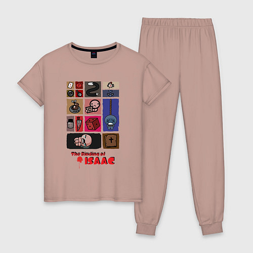 Женская пижама Isaac starter pack / Пыльно-розовый – фото 1