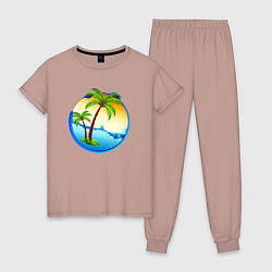 Женская пижама Palm beach