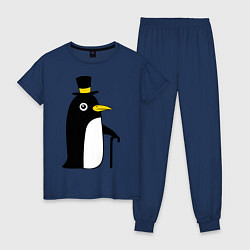 Женская пижама Пингвин в шляпе