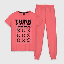 Женская пижама THINK OUTSIDE THE BOX