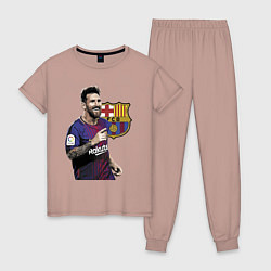 Женская пижама Lionel Messi Barcelona Argentina