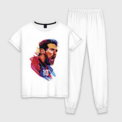 Женская пижама Lionel Messi Barcelona Argentina Football
