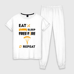 Женская пижама Eat Sleep Replay Free Fire