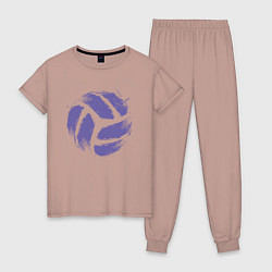Женская пижама Мяч - Волейбол