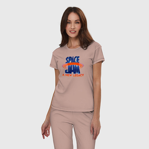 Женская пижама Space Jam: A New Legacy / Пыльно-розовый – фото 3