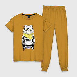 Женская пижама Hipster Cat