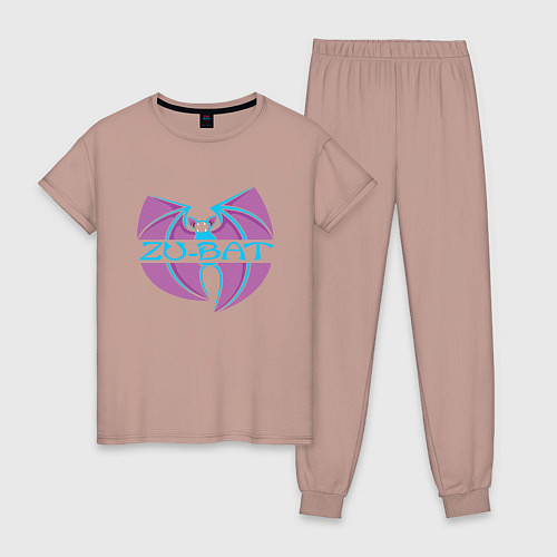 Женская пижама Zu-Bat / Пыльно-розовый – фото 1