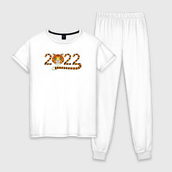Женская пижама Год Тигра 2022 с мордочкой