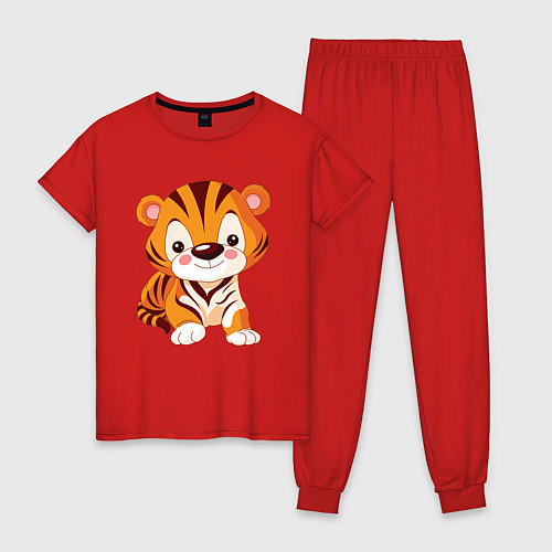 Женская пижама Little Tiger / Красный – фото 1