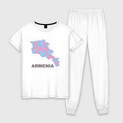Женская пижама Люблю Армению