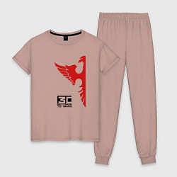 Женская пижама 30 Seconds to Mars красный орел