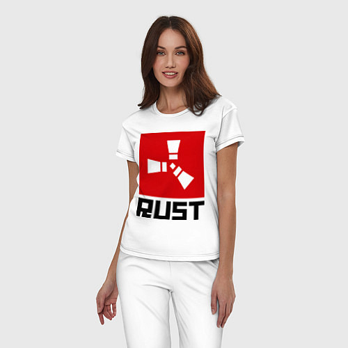 Женская пижама Rust / Белый – фото 3