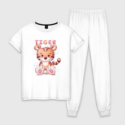 Женская пижама Cute little tiger