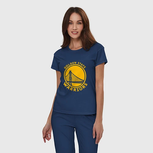Женская пижама Golden state Warriors NBA / Тёмно-синий – фото 3