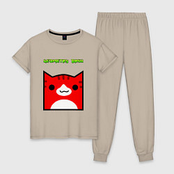 Женская пижама Geometry Dash: Cat Skin
