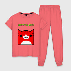 Женская пижама Geometry Dash: Cat Skin
