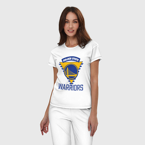 Женская пижама Golden State Warriors Голден Стейт НБА / Белый – фото 3