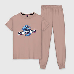 Женская пижама Jersey shore Blue claws - baseball team