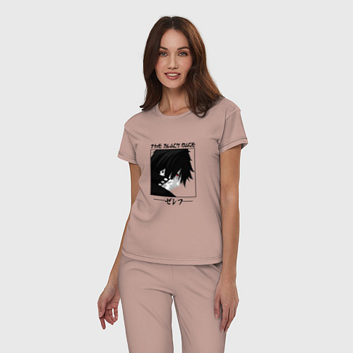 Женская пижама Хвост Феи Fairy Tail, Зереф Zeref / Пыльно-розовый – фото 3