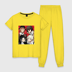 Женская пижама Bungou Stray DogsБродячие псы литературы