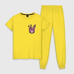 Женская пижама Крошка Тина в кармане