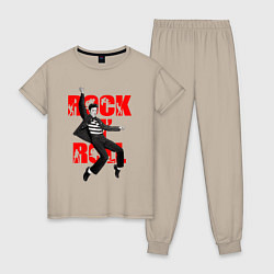 Женская пижама Rokc n roll king