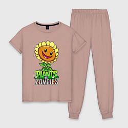 Женская пижама Plants vs Zombies Подсолнух
