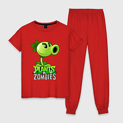 Женская пижама Plants vs Zombies Горохострел