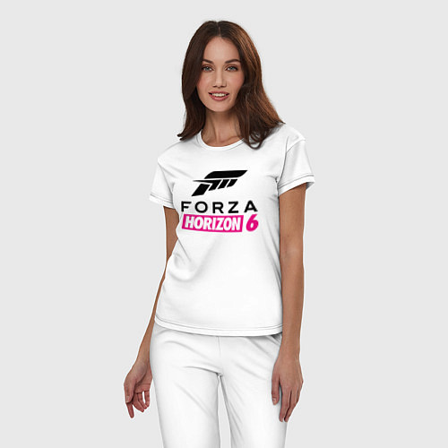 Женская пижама Forza Horizon 6 logo / Белый – фото 3